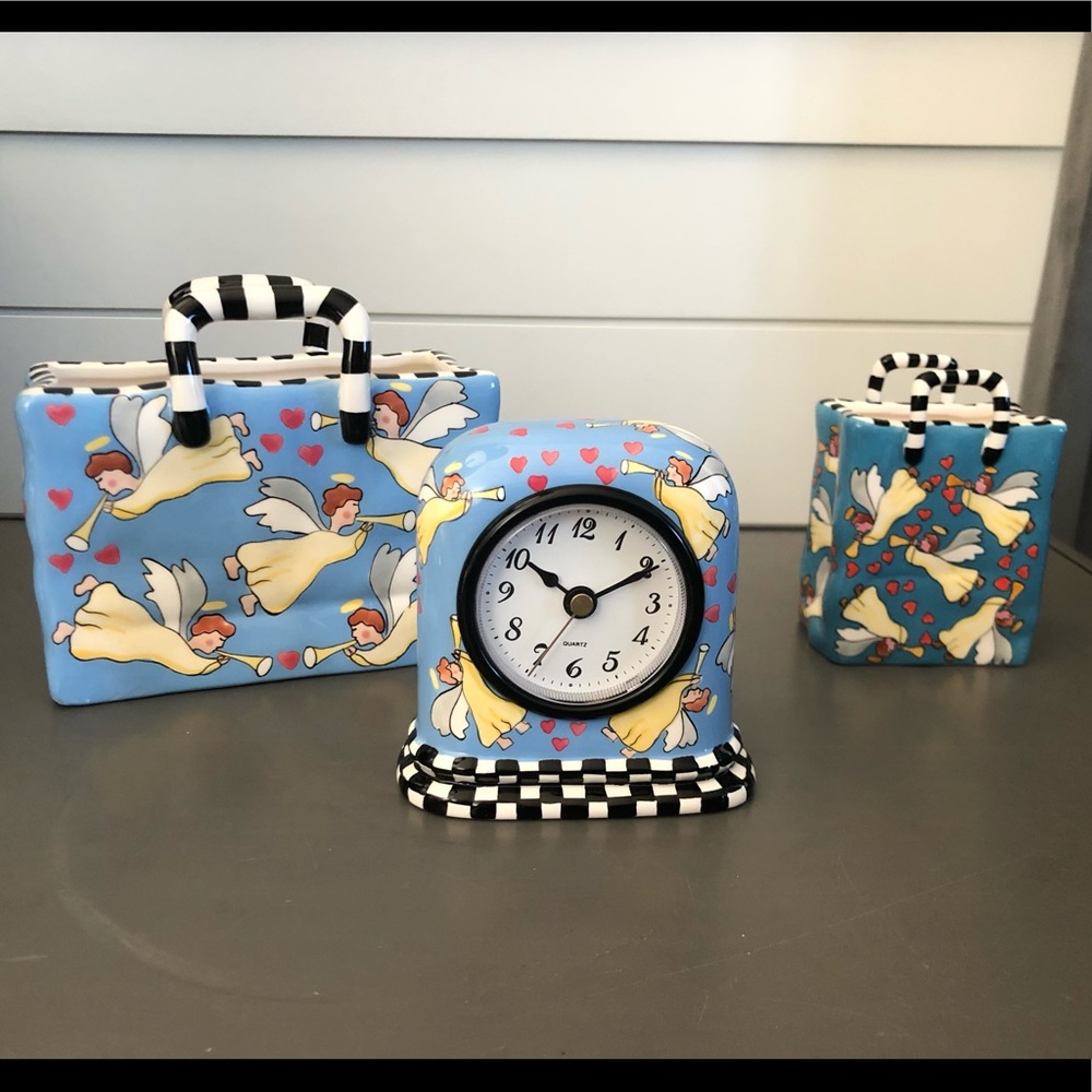 Gift Patricia DuPont blue watch angels angel table